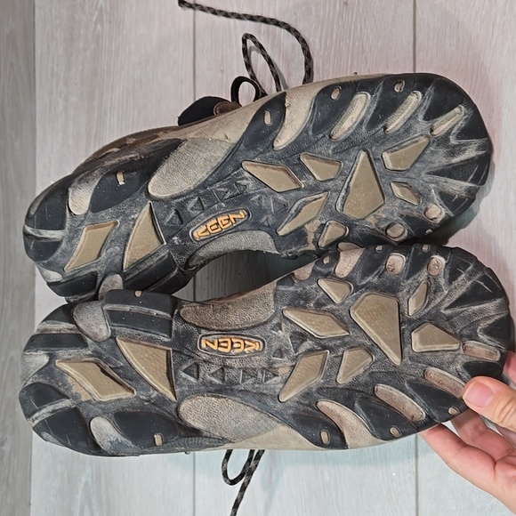 Keen Mens Dry High Top Leather Sneakers shoes sz 9 - Picture 13 of 13